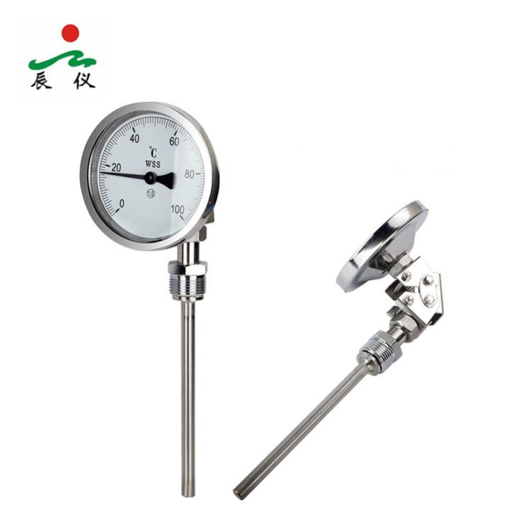 Säädettävä kulma bimetallilämpömittari